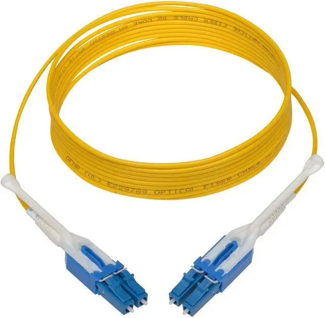 Alt view image 7 of 12 - Tripp Lite N370-03M-T 3M Duplex Singlemode 8.3-125 Fiber Patch Cable LC & LC