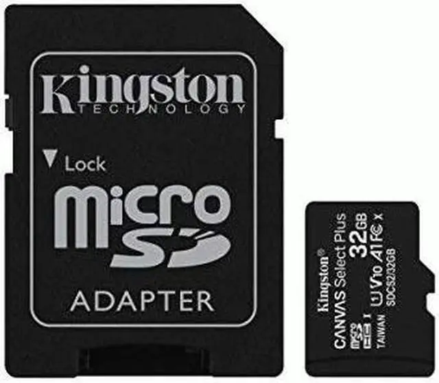 Alt view image 3 of 20 - Kingston Canvas Select Plus 32GB Flash Memory Card and Adapter SDCS2/32GB