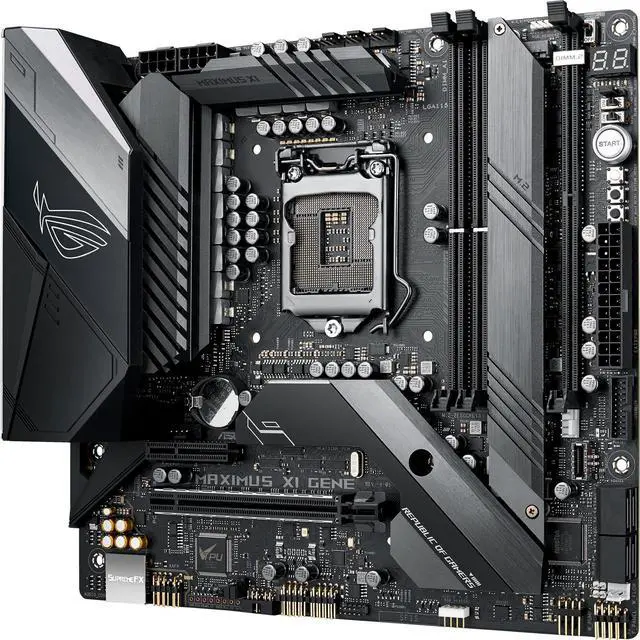 Alt view image 2 of 9 - ASUS ROG MAXIMUS XI GENE LGA 1151 (300 Series) Intel Z390 Micro ATX Intel Motherboard