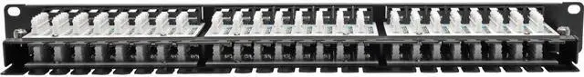 Alt view image 5 of 14 - TRIPP LITE N052-048-1U 48-Port 1U Rack-Mount High-Density UTP 110-Type Patch Panel, RJ45 Ethernet, 568B, Cat5/5e