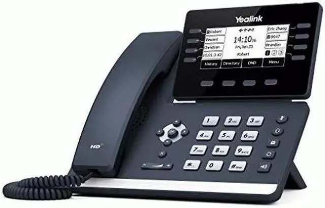 Main image of Yealink T53 IP Phone, 12 VoIP Accounts. 3.7-Inch Graphical Display. USB 2.0, Dual-Port Gigabit Ethernet, 802.3af PoE, Power Adapter Not Included (SIP-T53)