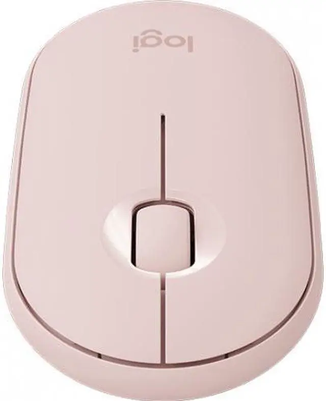 Alt view image 6 of 20 - Logitech Pebble M350 910-005769 Rose Pink 3 Buttons 1 x Wheel Dual (RF / Bluetooth Wireless) Optical Mouse