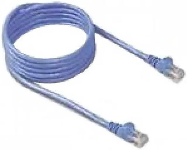 Alt view image 5 of 6 - Belkin TAA791-20-BLU-S 2 ft. Cat 5E Blue Cat.5e UTP Patch Cable