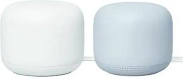 Alt view image 3 of 5 - Google Nest GA01426-US Wi-Fi Router and Point - Snow-Mist