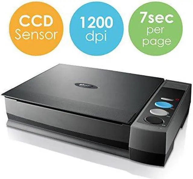 Alt view image 2 of 10 - Opticfilm 3800l Book Scanner 1200 Dpi 8.5x11.69 A4 Scanner