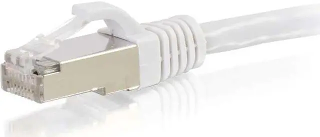 Alt view image 3 of 5 - Cables To Go 00917 4 ft. Cat6 Snagless Shielded-STP Ethernet Network Patch Cable - White