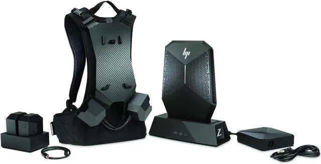 Alt view image 8 of 13 - HP Z VR G2 Backpack Workstation - 1 x Core i7 i7-8850H - 32 GB RAM - 1 TB SSD - Small Form Factor - Black