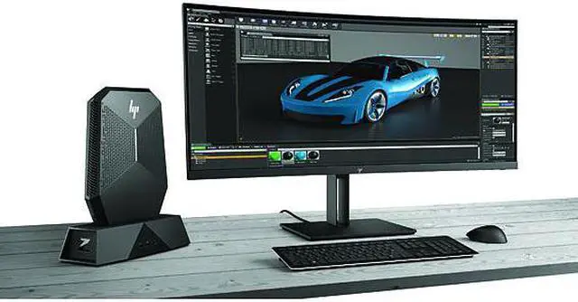 Alt view image 9 of 13 - HP Z VR G2 Backpack Workstation - 1 x Core i7 i7-8850H - 32 GB RAM - 1 TB SSD - Small Form Factor - Black
