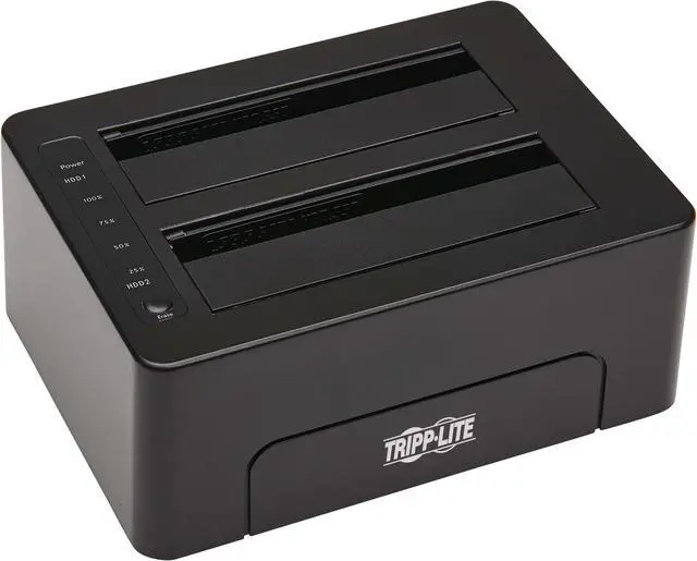Alt view image 4 of 15 - Tripp Lite U339-E02 Drive Enclosure USB 3.0 Type B External Drive Enclosure