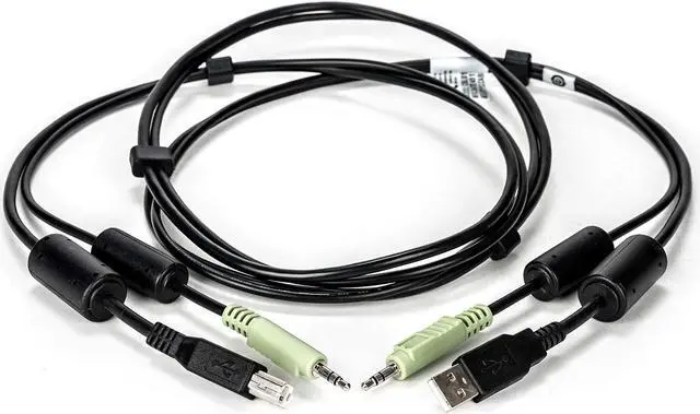 Alt view image 2 of 6 - Avocent 6 ft. 4-port desktop USB keyboard, mouse & HDMI video cable with audio - Use with SV220H-001 or SV24 CBL0130