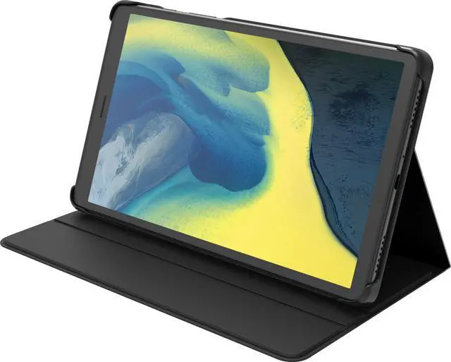 Alt view image 6 of 10 - Samsung Carrying Case (Book Fold) for 8" Samsung Tablet - Black - Shock Resistant, Drop Resistant - 8.4" Height x 5.1" Width x 0.6" Depth