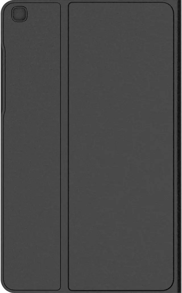 Alt view image 2 of 10 - Samsung Carrying Case (Book Fold) for 8" Samsung Tablet - Black - Shock Resistant, Drop Resistant - 8.4" Height x 5.1" Width x 0.6" Depth