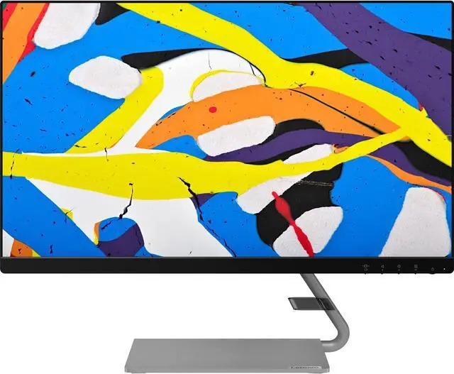 Alt view image 9 of 17 - Lenovo Q24i-10 24" (Actual size 23.8") Full HD 1920 x 1080 HDMI VGA AMD FreeSync Built-in Speakers NearEdgeless Bezel LED Backlit IPS Monitor