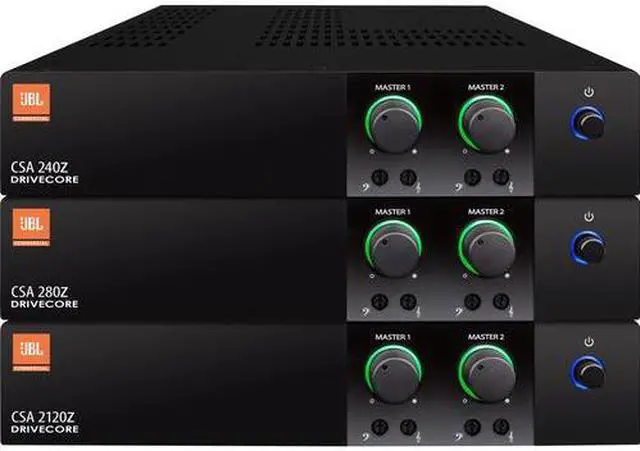 Main image of JBL Commercial 2120Z Amplifier - 240 W RMS - 2 Channel - Black