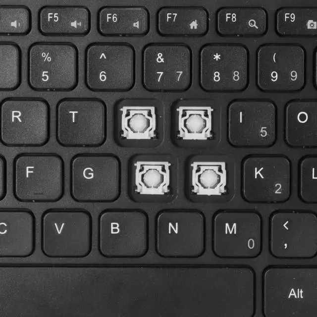 Alt view image 5 of 14 - ADESSO WKB-4050UB ADESSO 2.4GHZ WIRELESS KEYBOARD, WITH SCISSOR SWITCH KEYS, LARGE BUILT-IN MULTI-