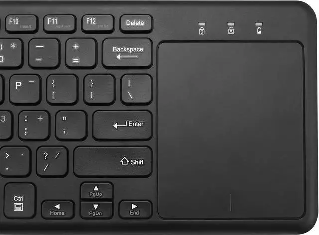 Main image of ADESSO WKB-4050UB ADESSO 2.4GHZ WIRELESS KEYBOARD, WITH SCISSOR SWITCH KEYS, LARGE BUILT-IN MULTI-