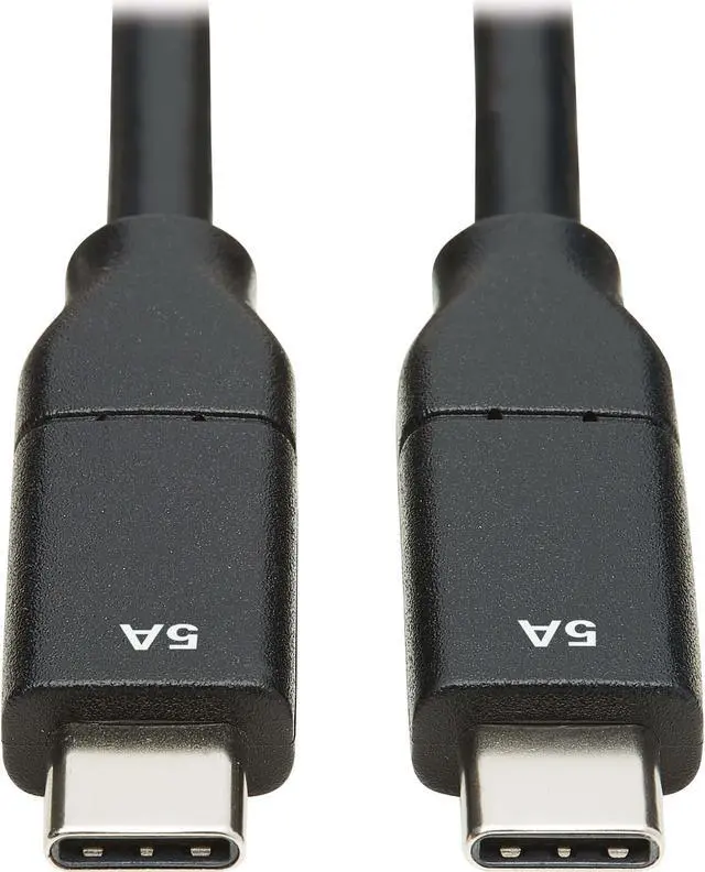 Alt view image 2 of 16 - Tripp Lite 9.8ft USB Type C to USB C USB 2.0 Charging Cable Black