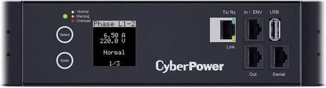 Alt view image 5 of 9 - CyberPower PDU83107 30-Outlets 3-Phase Switched MBO PDU, 200-240V/50A