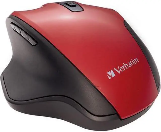 Main image of Verbatim Silent Ergonomic Wireless Blue LED Mouse Red 70243