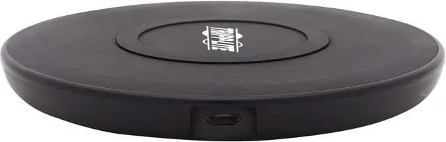 Alt view image 2 of 10 - Tripp Lite 10W Qi Wireless Phone Charger for Apple and Samsung U280Q01FLBK
