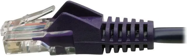 Alt view image 3 of 15 - Tripp Lite 25ft Cat5e 350 MHz Snagless Molded UTP Patch Cable (RJ45 M/M), Purple