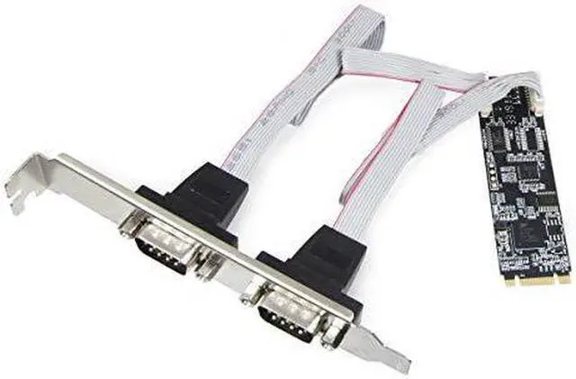 Alt view image 6 of 8 - IO CREST RS-232 + RS-422/485 DB9 Serial M.2 B+M Key Controller Card