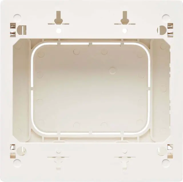 Alt view image 5 of 17 - Tripp Lite Double-Gang Surface-Mount Back Box White TAA N080SMB2WH