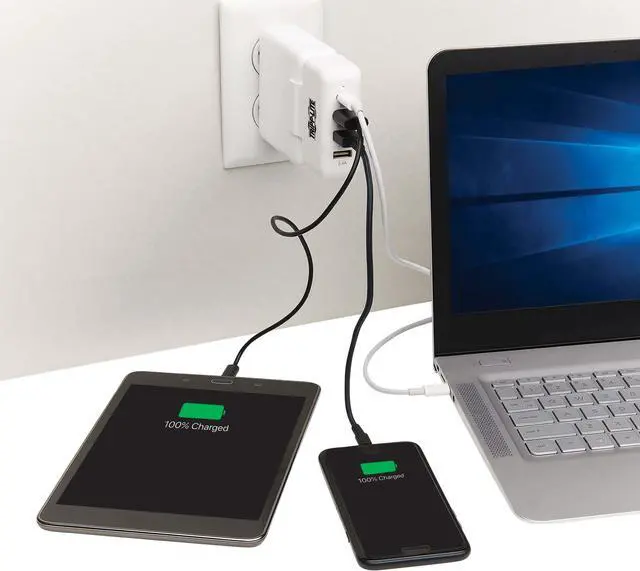 Alt view image 3 of 13 - Tripp Lite U280-A04-A3C1 Power Adapter U280A04A3C1