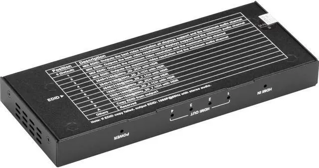 Alt view image 7 of 12 - Black Box HDMI 2.0 4K60 Splitter - 1x4