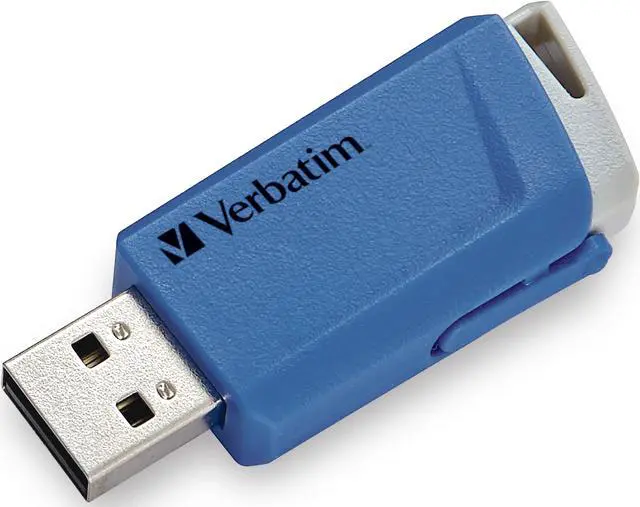 Alt view image 5 of 17 - Verbatim® Store'N'Flip USB 2.0 Flash Drives, 16GB, Berry/Blue, Pack Of 2 Flash Drives, 70377