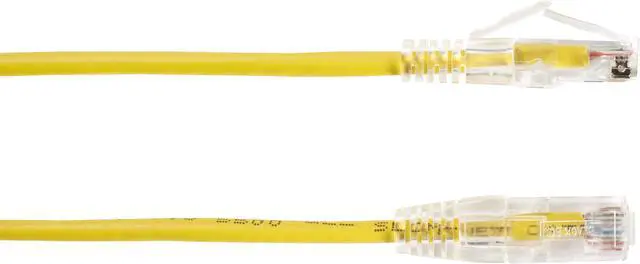 Alt view image 2 of 9 - BLACK BOX C6APC28-YL-15 CAT6A 500-MHZ STRANDED ETHERNET PATCH CABLE - UNSHIELDED (UTP), CM PVC, SNAGLESS