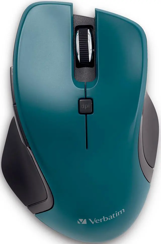 Alt view image 7 of 16 - Verbatim USB-C Wireless Blue LED Mouse Teal 70247