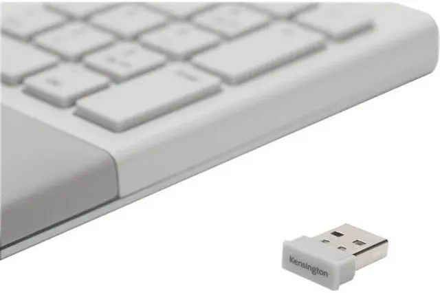 Alt view image 5 of 20 - Kensington Pro Fit K75407US Gray 2.4 GHz and Bluetooth Ergonomic Keyboard and Mouse