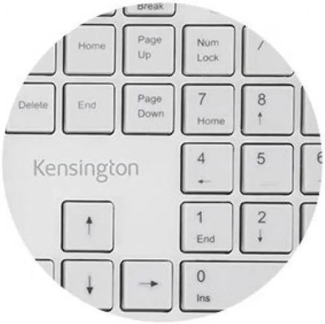 Alt view image 3 of 20 - Kensington Pro Fit K75402US Gray 2.4 GHz and Bluetooth Ergonomic Keyboard