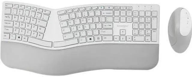 Main image of Kensington Pro Fit K75407US Gray 2.4 GHz and Bluetooth Ergonomic Keyboard and Mouse