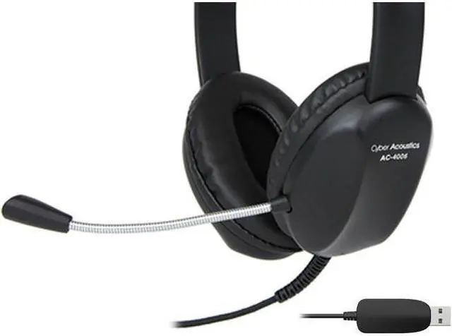 Alt view image 2 of 11 - Cyber Acoustics Ac-4006 Usb Stereo Headset