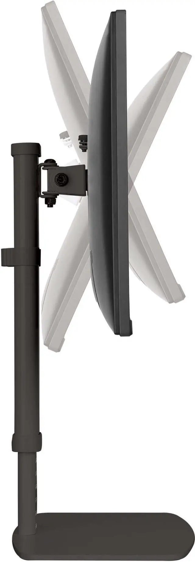 Alt view image 5 of 20 - Tripp Lite Single-Display Monitor Stand - Height Adjustable, 17" to 27" Monitors - Up to 27" Screen Support - 13.23 lb Load Capacity - 21.3" Height x 12.6" Width x 7.9" D