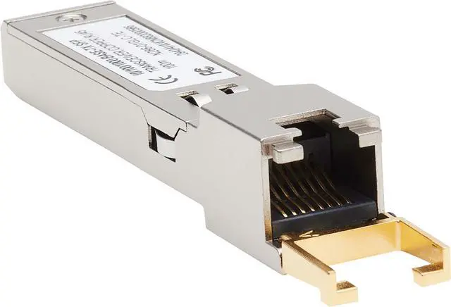 Alt view image 6 of 11 - Tripp Lite Cisco Compatible Glc-Te-Sf Transceiver 10/100/1000Base Cat6 100M