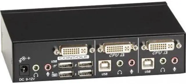 Alt view image 5 of 13 - Black Box Servswitch Dt Dvi 2-port With Emulated U