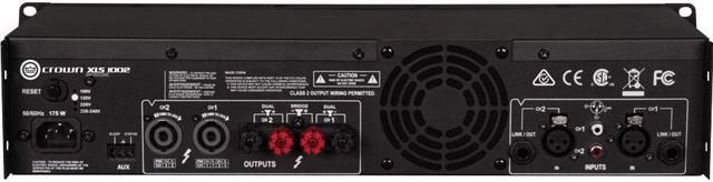 Alt view image 7 of 14 - Crown XLS 1002 Power Amplifier