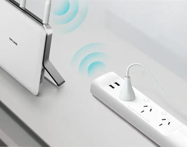 Alt view image 2 of 20 - Kasa Smart Plug Power Strip KP303, Surge Protector with 3 Individually Controlled Smart Outlets and 2 USB Ports, Works with Alexa & Google Home, No Hub Required , White