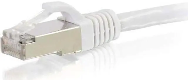 Alt view image 5 of 8 - C2G 3FT CAT6 SNAGLESS SHIELDED (STP) NETWORK PATCH CABLE - WHITE