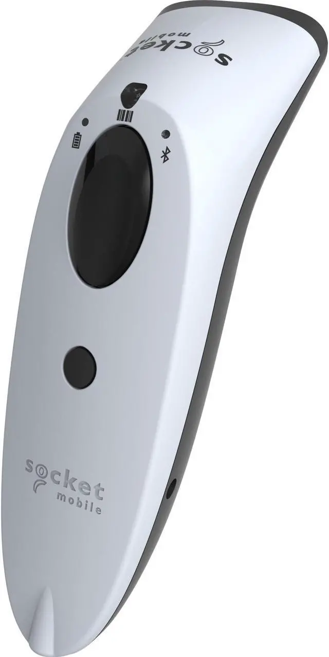 Alt view image 6 of 12 - Socket Mobile SocketScan S700 Handheld Barcode Scanner - Wireless Connectivity - 20" Scan Distance - 1D - Imager - Bluetooth - White