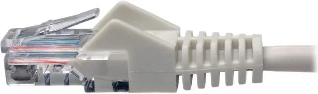 Alt view image 5 of 17 - Tripp Lite N001-015-WH Cat5E 350 Mhz Snagless Molded Utp Patch Cable (Rj45 M/M) , White, 15 Ft. - Patch Cable - Rj-45 (M) To Rj-45 (M) - 15 Ft - Utp - Cat 5E - Ieee 802.3Ab/Ieee 802.5 - Molded, Snagl