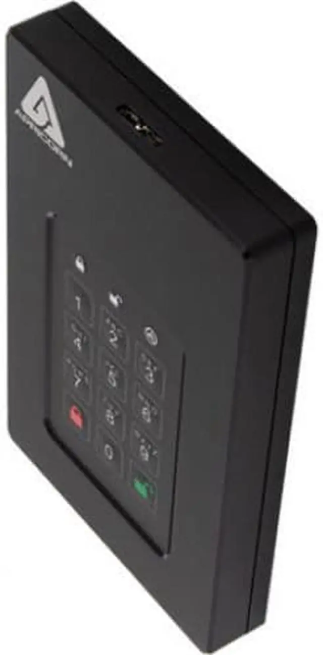 Alt view image 9 of 17 - Apricorn Aegis Fortress 2 TB Solid State Drive External USB 3.0 AFL3S2TB