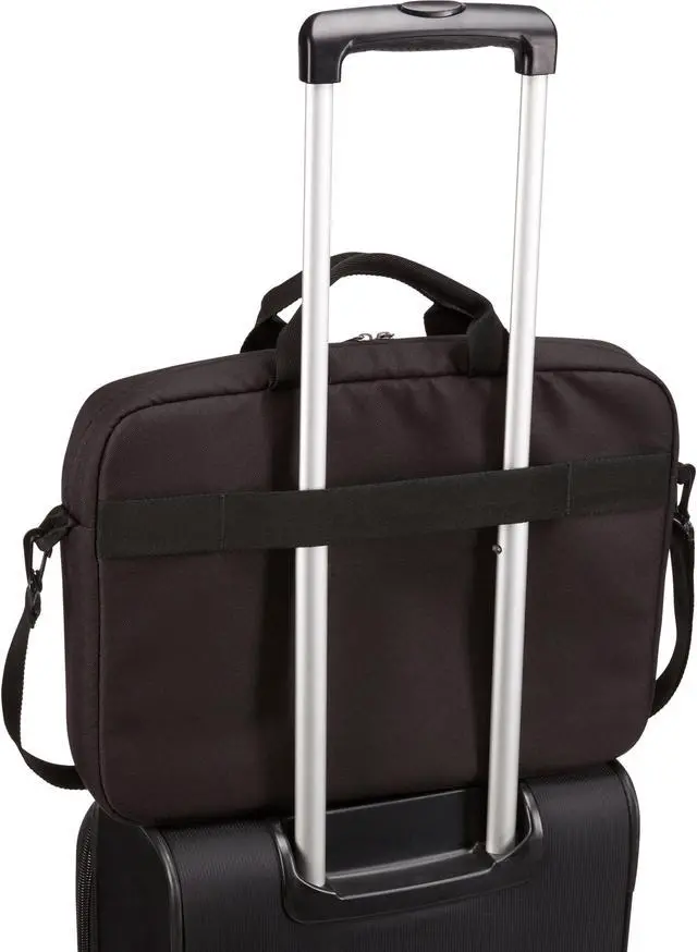 Alt view image 8 of 14 - Case Logic Advantage Adva-116 Black Carrying Case (Attaché) For 10" To 16" Notebook - Black