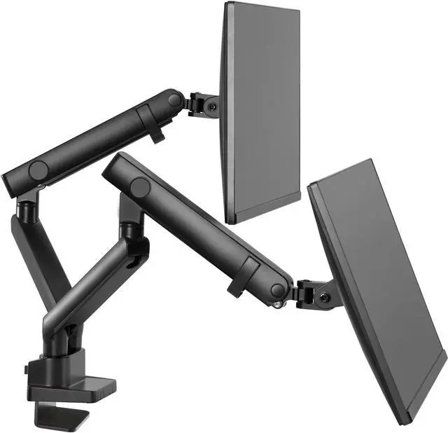 Alt view image 6 of 11 - Amer Networks - HYDRA2B - Amer Mounting Arm for Curved Screen Display, Flat Panel Display - Matte Black - 2 Display(s)