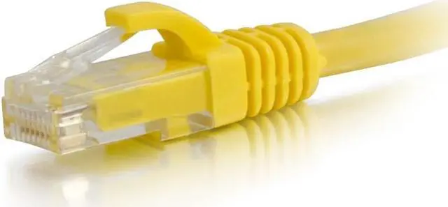 Alt view image 2 of 12 - C2G 50750 10 ft. Cat6a Snagless Unshielded (UTP) Ethernet Network Patch Cable - Yellow