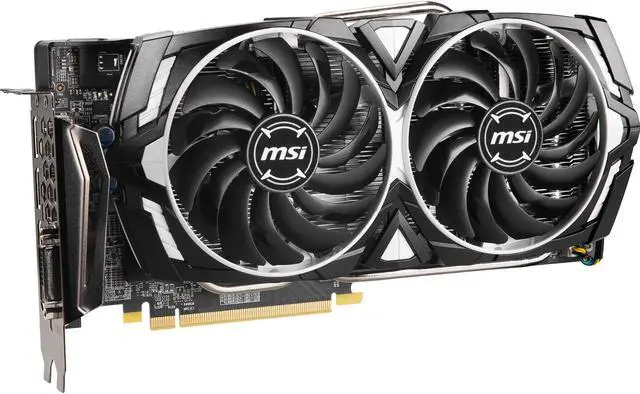 Alt view image 2 of 8 - MSI - R580ARX - MSI ARMOR Radeon RX 580 ARMOR X Radeon RX 580 Graphic Card - 8 GB GDDR5 - 1.37 GHz Core - 256 bit Bus Width - DisplayPort - HDMI - DVI