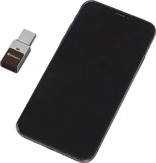Alt view image 5 of 16 - VERBATIM CORPORATION 70369 128GB FINGERPRINT SECURE SILVER